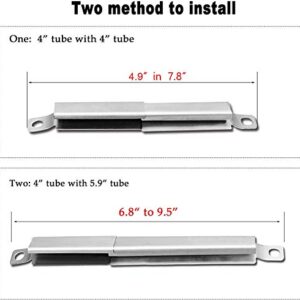 Hisencn Gas Grill Repair for Kenmore 122.16134 122.16134110 Nexgrill 720-0719BL 720-0773, 720-0783 Tera Gear 1010007A Grill Straight Burner Pipe Tubes Heat Tents Heat Plate Shield Replacement Parts