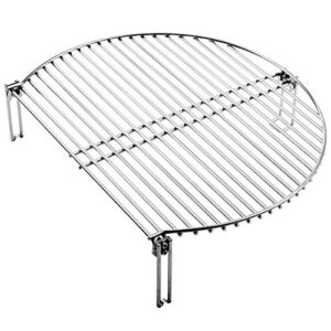 griaddict grill expander rack stack rack – stainless expansion grilling rack, eggspander large & x-large big green egg, kamado classic accessories, adds 60% more extra grilling space