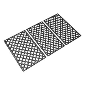 blackhoso grill replacement parts for members mark gr2210601-mm-00, cast iron grates cooking grid parts for members mark grill -3 pack