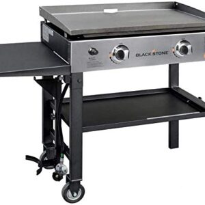 Blackstone Cooking Station, 28", Black & 5003 28”Outdoor Griddle Hard Top Lid Cover, 28''