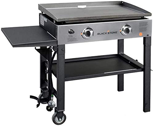 Blackstone Cooking Station, 28", Black & 5003 28”Outdoor Griddle Hard Top Lid Cover, 28''