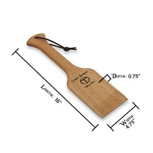 Great Scrape® - Woody® Nub (16") - The Ultimate BBQ Cleaning Tool® & Wood Grill Scraper