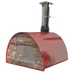 authentic pizza ovens – maximus red wood fire oven