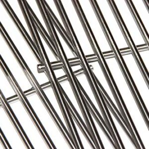 Htanch SF8252 (2-Pack) 16 1/2" Stainless Steel Cooking Grates Grid for Vermont Castings VC3050, VCS3006, VCS3505, VCS3505BI, VCS3506, VM400, VM400XBP, VM406 and for ProChef 34402, 34602