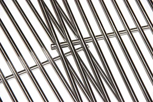 Htanch SF8252 (2-Pack) 16 1/2" Stainless Steel Cooking Grates Grid for Vermont Castings VC3050, VCS3006, VCS3505, VCS3505BI, VCS3506, VM400, VM400XBP, VM406 and for ProChef 34402, 34602