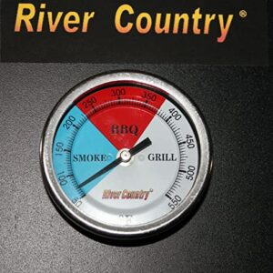 River Country 3" (RC-T34CC) Adjustable BBQ, Grill, Smoker Thermometer Temperature Gauge 50 to 550F