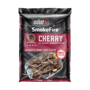 weber smokefire cherry hardwood pellets 20 lb. – case of: 1;
