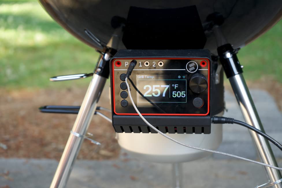 Spider Grills Venom Fan-Powered Temperature Controller with Wi-Fi Bluetooth and App Control for Weber Kettle Grills