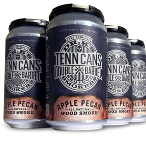 Dr. K's Tenn Cans 6 Pack, Apple & Pecan - Convenient, No Mess Smoke Tube Upgrade | Premium Apple & Pecan Pellets in an Easy to Use Can | Championship Flavor & Smoke Every Time| Up to 1hr Smoke Per Can