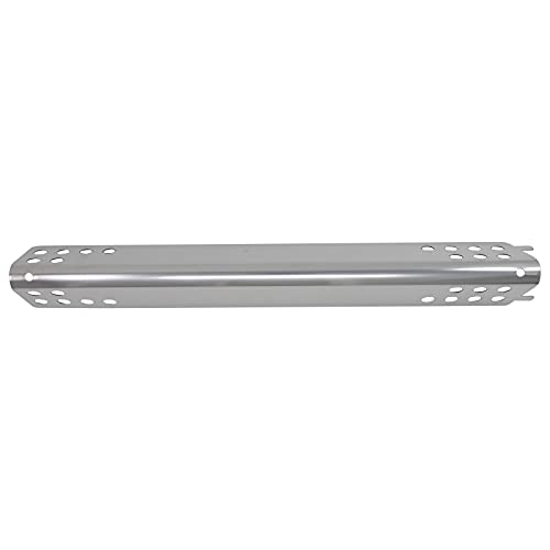 BBQ Grill Heat Shield Plate Tent Replacement Parts for Char-Broil 466645115 - Compatible Barbeque Stainless Steel Flame Tamer, Guard, Deflector, Flavorizer Bar, Vaporizer Bar, Burner Cover 15"