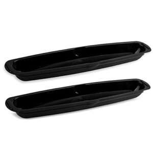 2 Pack George Foreman Grill Oil Grease Catcher Drip Tray Pan Replacement part - 14.5"