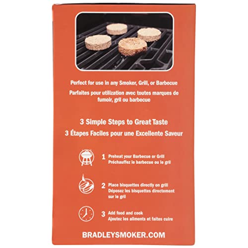 Bradley Smoker Bisquettes For Grilling and BBQ, Chili Cumin Premium Blend, 48 Pack