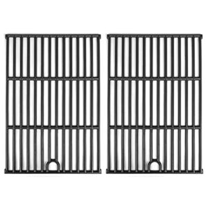 hisencn grill cooking grates for nexgrill 720-0925p 720-0925 720-0925s 720-0340, for charbroil 463350521 463261306, for thermos 461252605 for great outdoors 8000 cast iron replacement grate grid parts