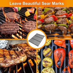 Hisencn Grill Cooking Grates for Nexgrill 720-0925P 720-0925 720-0925S 720-0340, for Charbroil 463350521 463261306, for Thermos 461252605 for Great Outdoors 8000 Cast Iron Replacement Grate Grid Parts