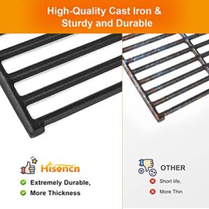 Hisencn Grill Cooking Grates for Nexgrill 720-0925P 720-0925 720-0925S 720-0340, for Charbroil 463350521 463261306, for Thermos 461252605 for Great Outdoors 8000 Cast Iron Replacement Grate Grid Parts