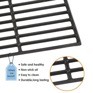 Hisencn Grill Cooking Grates for Nexgrill 720-0925P 720-0925 720-0925S 720-0340, for Charbroil 463350521 463261306, for Thermos 461252605 for Great Outdoors 8000 Cast Iron Replacement Grate Grid Parts