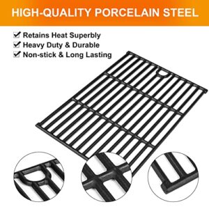 Hisencn Grill Cooking Grates for Nexgrill 720-0925P 720-0925 720-0925S 720-0340, for Charbroil 463350521 463261306, for Thermos 461252605 for Great Outdoors 8000 Cast Iron Replacement Grate Grid Parts