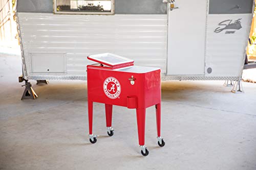 Leigh Country TX 93788 Alabama Crimson Tide 60 Qt Rolling Cooler
