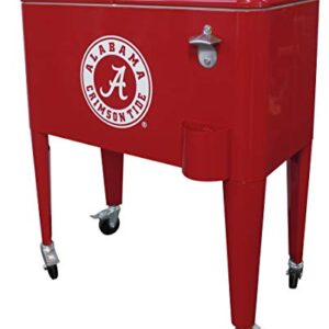 Leigh Country TX 93788 Alabama Crimson Tide 60 Qt Rolling Cooler