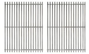 profire 19.5 inch 304 food grade stainless steel cooking grate for weber genesis e310 e320 e330 s310 s320 s330 ep310 ep320 gas grills, grill grate replacement for weber 7528/7524