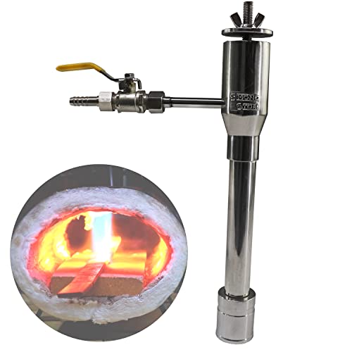 Propane Burner For Propane Forge (Stainless Steel) Knife Forge Furnace Foundry Raku Kiln Melting Furnace Blacksmith Tool