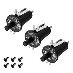 3-pack hopper lid/door switch replacement part for masterbuilt gravity series 560/800/1050 xl digital charcoal grill + smoker