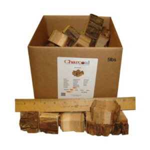 CharcoalStore White Oak Wood Smoking Chunks - Bark (5 Pounds)