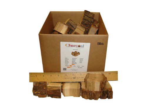 CharcoalStore White Oak Wood Smoking Chunks - Bark (5 Pounds)