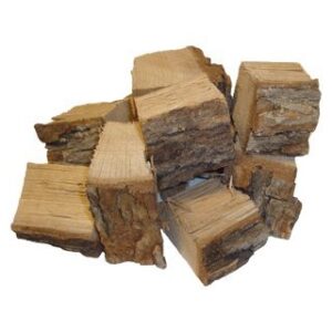 CharcoalStore White Oak Wood Smoking Chunks - Bark (5 Pounds)