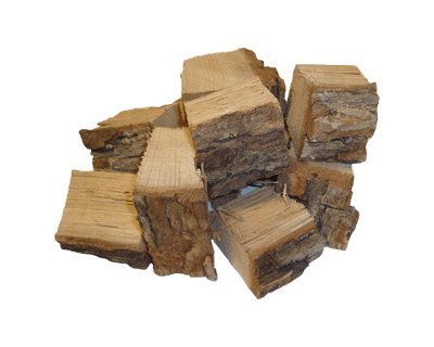 CharcoalStore White Oak Wood Smoking Chunks - Bark (5 Pounds)