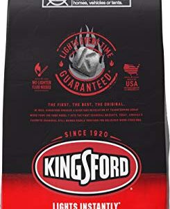 Kingsford Match Light Instant Charcoal Briquettes, BBQ Charcoal for Grilling, Ready in 10 Minutes, No Lighter Fluid or Starter Needed, 12 lbs