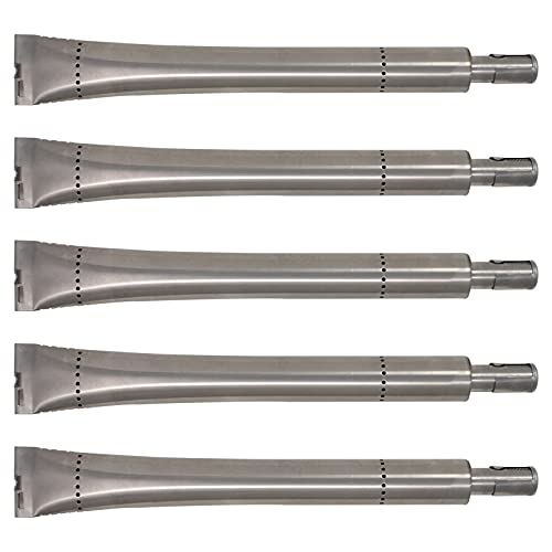 UpStart Components 5-Pack BBQ Gas Grill Tube Burner Replacement Parts for Broil King 9312-87 - Compatible Barbeque Stainless Steel Pipe Burners