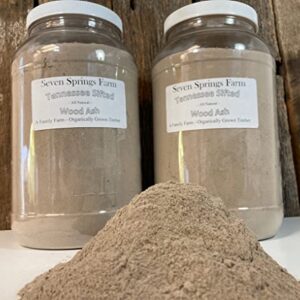 Seven Springs Farm - Tennessee Sifted Wood Ash - All Natural Ashes from Organically Grown Hardwood Timber (9 Pound, 1)