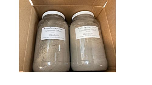 Seven Springs Farm - Tennessee Sifted Wood Ash - All Natural Ashes from Organically Grown Hardwood Timber (9 Pound, 1)