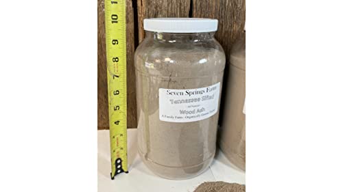 Seven Springs Farm - Tennessee Sifted Wood Ash - All Natural Ashes from Organically Grown Hardwood Timber (9 Pound, 1)