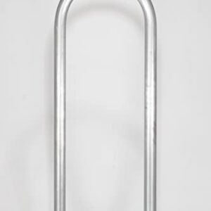 36" (H) x 13" (W) Aluminum Handrail - Safety Grab Bar for Marine, Docks, Decks, Boats, Pools, Hot Tubs