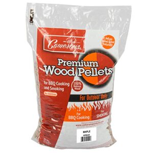 camerons products wood pellets – all natural premium grilling barbeque wood pellets – no fillers (maple 20 lb bag)