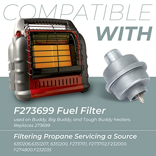 ArrogantF F273699 Propane Fuel Filter Compatible with Mr. Heater Buddy/Big Heaters Gas Universal Propane Portable Heater Fuel Filter