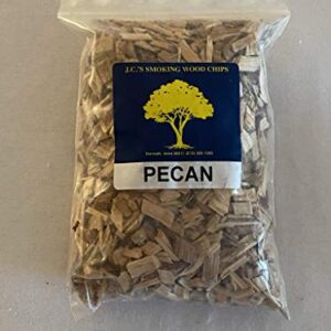 J.C.'s Smoking Wood Chips - 210 Cu Inch Gal Bag - Pecan