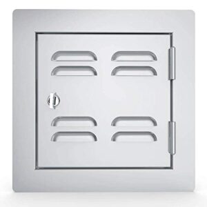 sunstone c-vsdr12 classic series flush style access, untility, grill door, stainless stel