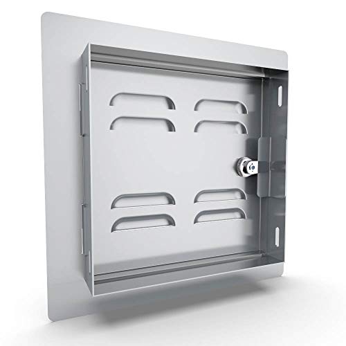 SUNSTONE C-VSDR12 Classic Series Flush Style Access, Untility, Grill Door, Stainless stel