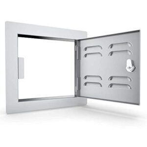 SUNSTONE C-VSDR12 Classic Series Flush Style Access, Untility, Grill Door, Stainless stel