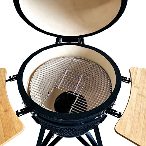 BBQSTAR Grill Grate 18.5-inch Round Stainless Steel Cooking Grate for Large Big Green Egg, Vision, Kamado Joe Classic Joe Series Kamado Ceramic Charcoal Grills