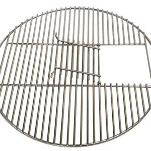 BBQSTAR Grill Grate 18.5-inch Round Stainless Steel Cooking Grate for Large Big Green Egg, Vision, Kamado Joe Classic Joe Series Kamado Ceramic Charcoal Grills