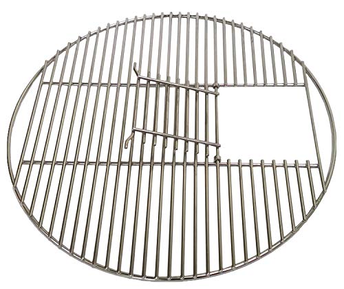 BBQSTAR Grill Grate 18.5-inch Round Stainless Steel Cooking Grate for Large Big Green Egg, Vision, Kamado Joe Classic Joe Series Kamado Ceramic Charcoal Grills