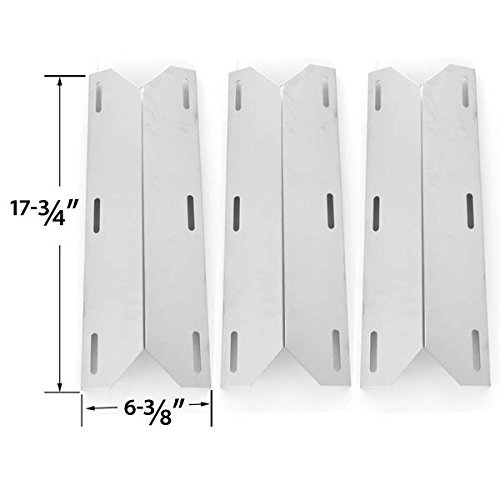 Repair Kit for Jenn Air 720-0336, 7200336, 720 0336 BBQ Gas Grill Includes 3 Stainless Burner, 3 Stainless Heat Plate and Stainless Cooking Grates