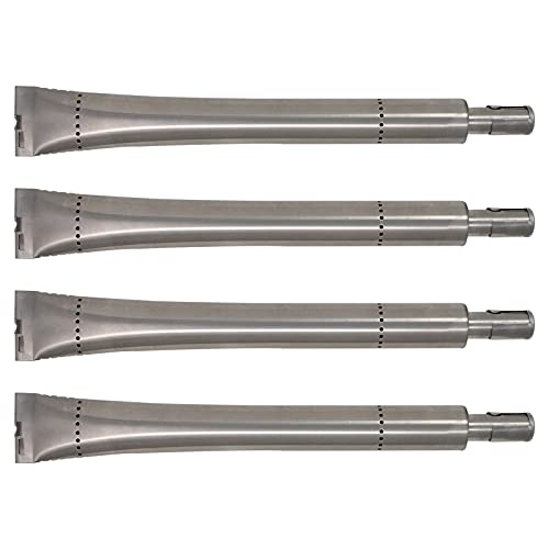 UpStart Components 4-Pack BBQ Gas Grill Tube Burner Replacement Parts for Broil King 9462-52 - Compatible Barbeque Stainless Steel Pipe Burners