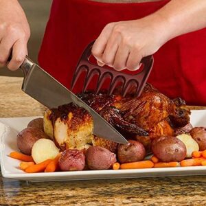 Unicook [Clearance] BBQ Claws 2 Pack, Shredder Claws to Shred Lift & Carve Pork, Turkey, Chicken, Brisket, Ham, Helpful Barbecue Tool, Merlot