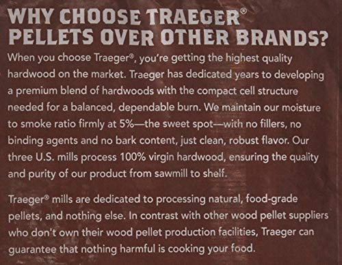 Traeger Grills PEL331 Signature Blend 100% All-Natural Hardwood Pellets (20 lb. Bag) & Grills PEL314 Pecan 100% All-Natural Hardwood Pellets Grill, Smoke, Bake, Roast, Braise and BBQ, 20 lb. Bag