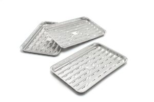 grillpro 50426 aluminum foil grilling trays,silver